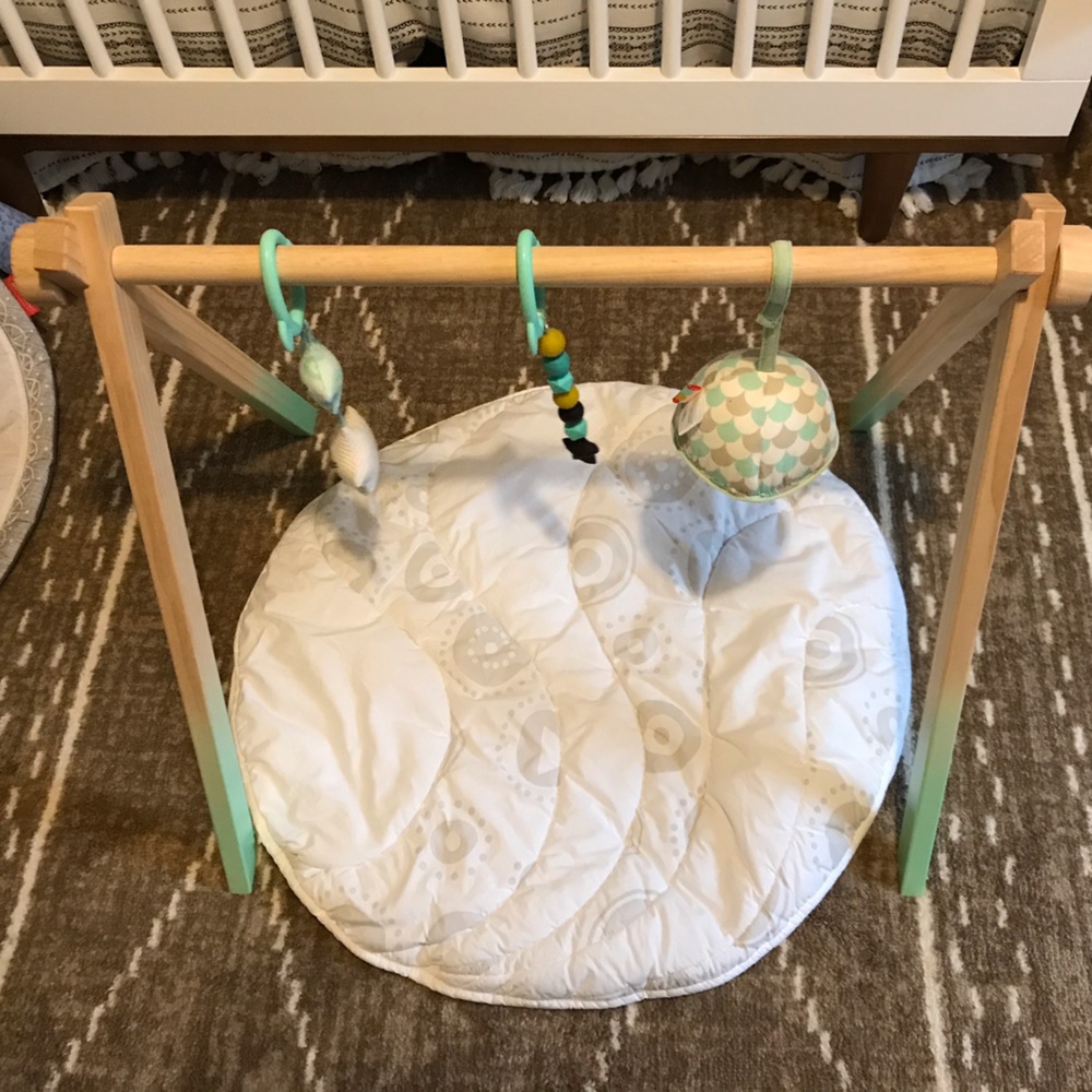 B. Starry Sky Wooden Baby Gym